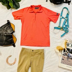 Kerrits Ice Fil Coral Girls XL Riding Shirt